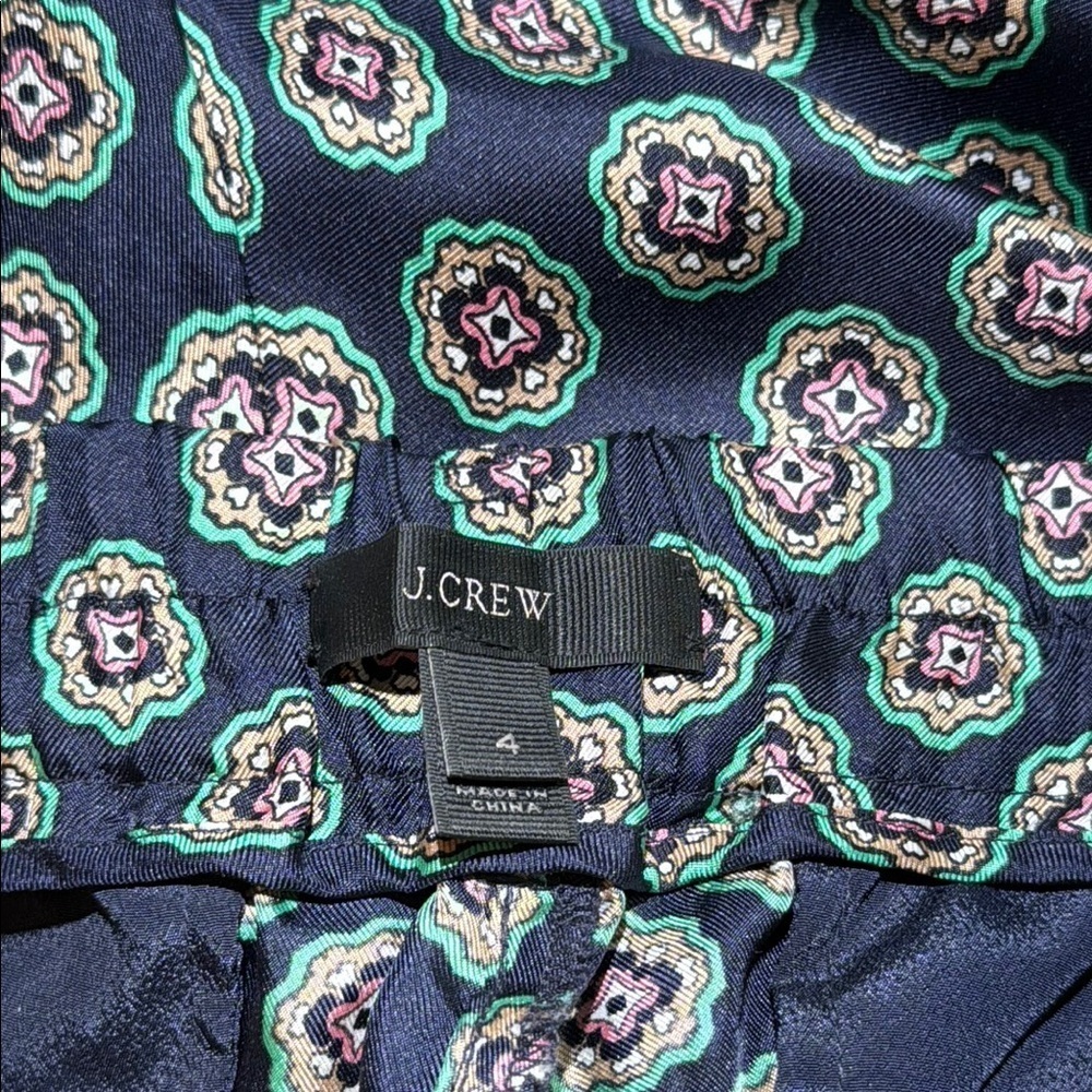 J Crew Cropped Silk Pants - Picture 7 of 10